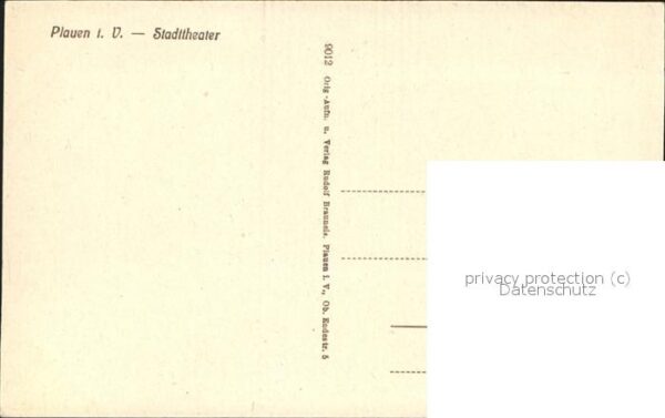 Plauen Vogtland Stadttheater – Bild 2