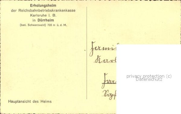 Karlsruhe Erholungsheim Dürrheim – Bild 2