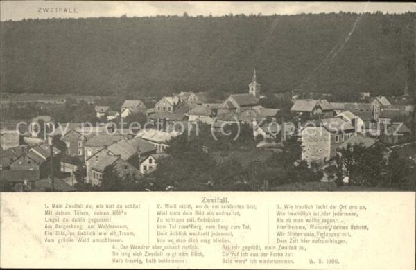 Zweifall Gedicht Stadt