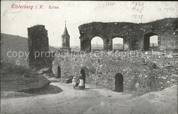 Elsterberg Vogtland Ruine Kirche