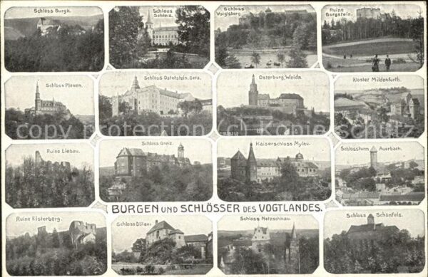 Vogtland Region Burgen und Schlösser