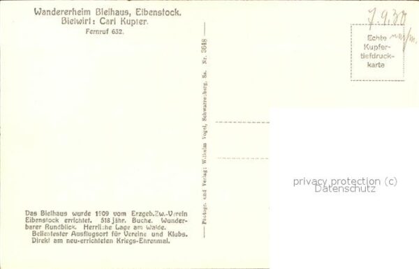 Eibenstock Wandererheim Bieihaus – Bild 2