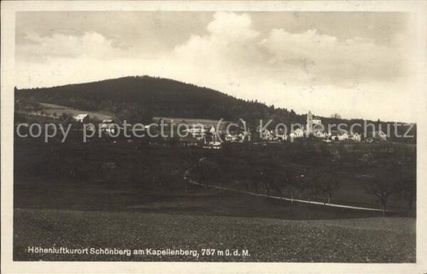 Schoenberg Bad Brambach Kapellenberg Höhenluftkurort