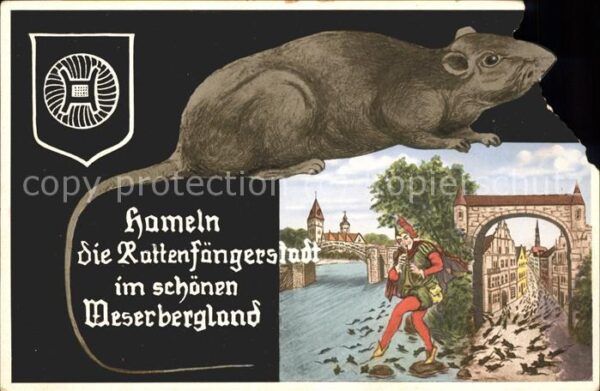 Hameln Weser Rattenfängerstadt Meserbergland