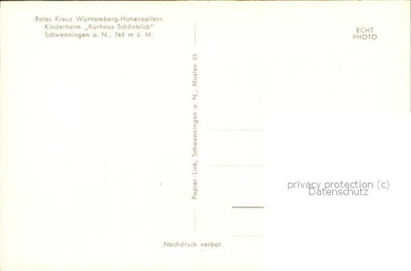 Wuerttemberger Hof Kinderheim Kurhaus Schönblick – Bild 2