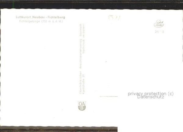 Fichtelgebirge Neubau Luftkurort – Bild 2
