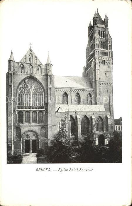 Bruges BRUGGE Belgie Eglise Saint Sauveur