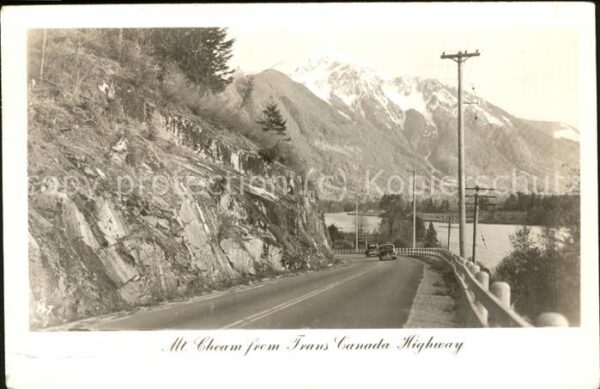 Chilliwack Mt Cheam from Trans Canada Highway
