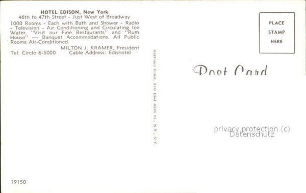 New York City Hotel Edison – Bild 2