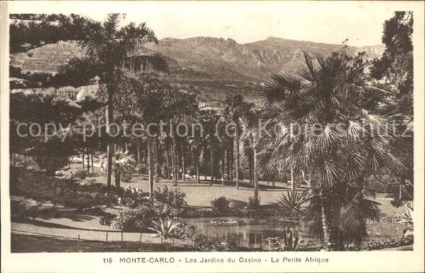 Monte-Carlo Les Jardins du Casino La Petite Afrique