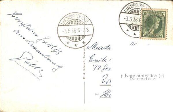 LUXEMBOURG  Luxemburg Caisse d Epargne et Direction des Chemi – Bild 2
