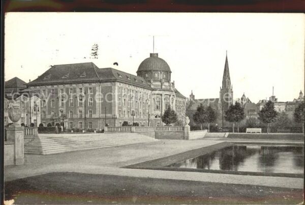 Posen Poznan Ansiedelungskommission und Paulikirche
