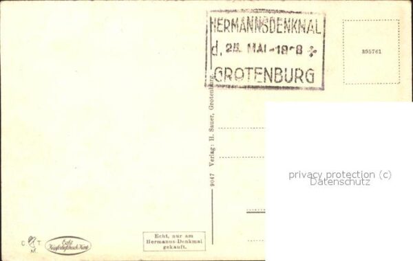 Hermannsdenkmal Externsteine Land und Seeseite – Bild 2