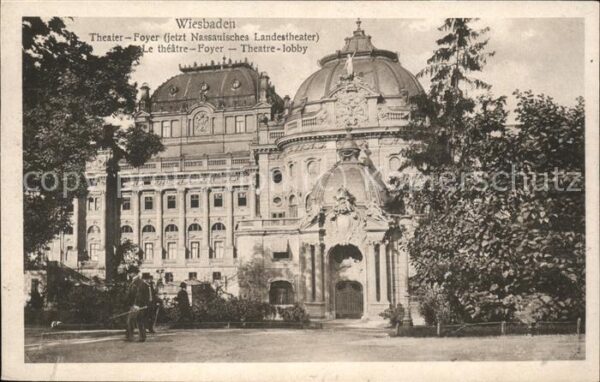 Wiesbaden Theater Foyer Nassauisches Landestheate