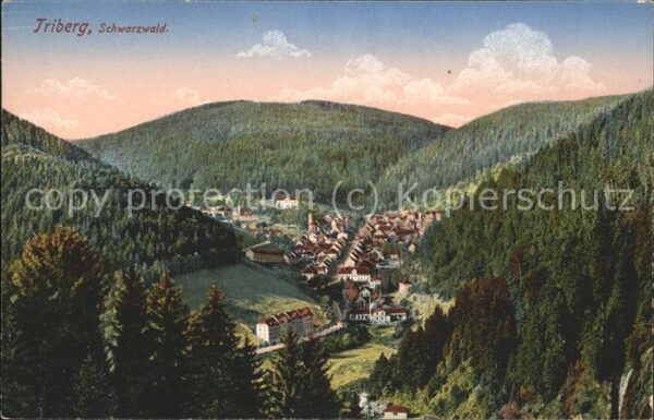 Triberg Schwarzwald Gesamtansicht