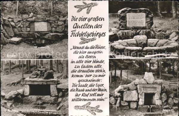 Fichtelgebirge Vier Quellen Saale Eger Naab Main