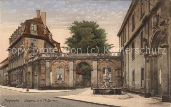 Bayreuth Eingang zum Hofgarten