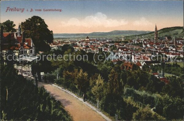 Freiburg Breisgau vom Lorettoberg