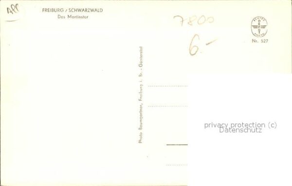 Freiburg Breisgau Martinstor – Bild 2