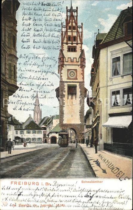Freiburg Breisgau Schwabentortor