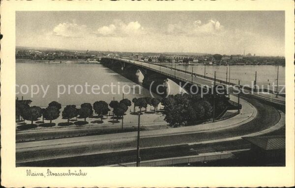 Mainz Rhein Strassenbrücke