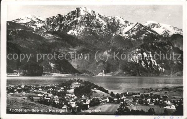 Kochel See Herzogstand und Heimgarten