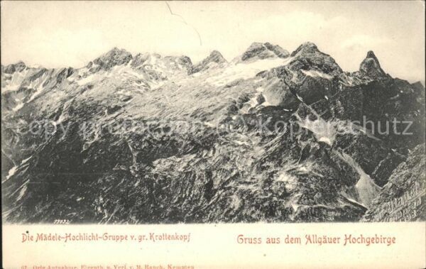 Oberstdorf Die Mädele Hochlicht Gruppe
