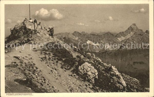 Nebelhorn Gipfel Hochvogel