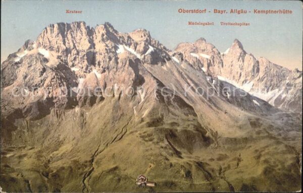 Oberstdorf Bayr Allgäu Kemptnerhütte Kratzer