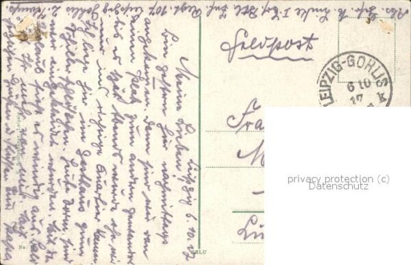 Leipzig Altes Rathaus und Siegesdenkmal Feldpos – Bild 2