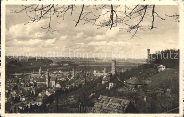 Ravensburg Wuerttemberg Panorama