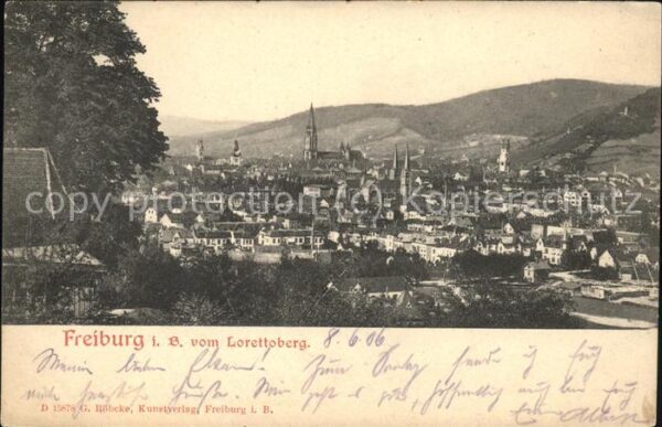 Freiburg Breisgau vom Lorettoberg