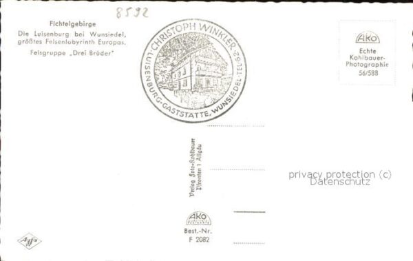 Luisenburg Felsgruppe Drei Brüder – Bild 2