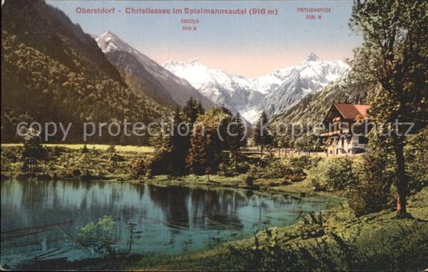 Oberstdorf Christlessee im Spielmannsautal