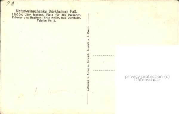 Bad Duerkheim Dürkheimer Fass Naturweinschenke – Bild 2