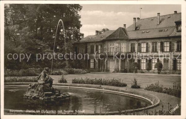 Bayreuth Im Hofgarten mit Neuem Schloss