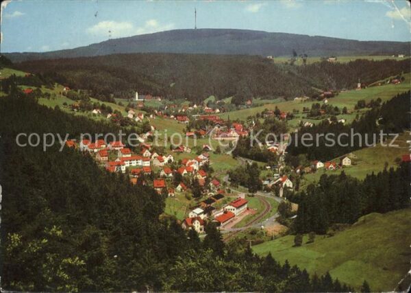 Warmensteinach Panorama mit Fernsehturm