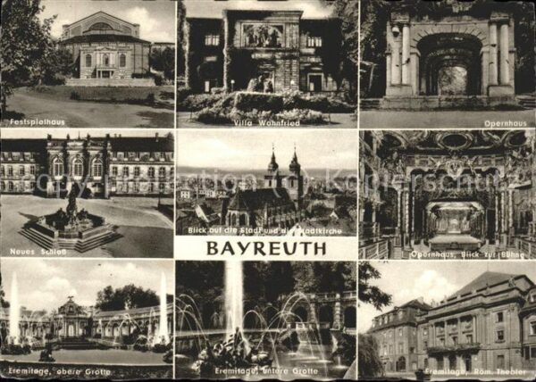 Bayreuth Festspielhaus Villa Wahnfried Opernhaus