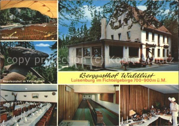 Luisenburg Naturbühne Napoleonhut Berggasthof Wald