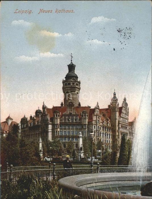 Leipzig Neues Rathaus Feldpost