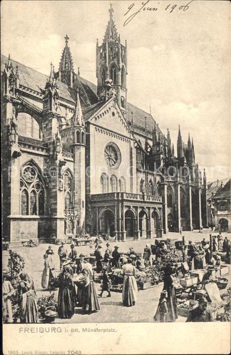 Freiburg Breisgau Münsterplatz