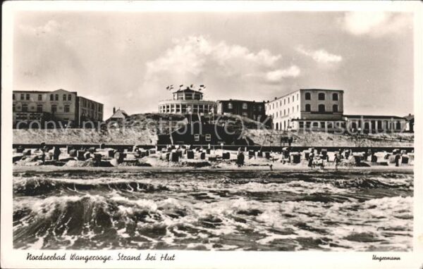 Wangerooge Nordseebad Strand bei Flut