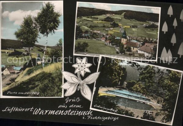 Warmensteinach Dürrberg Panorama Schwimmbad