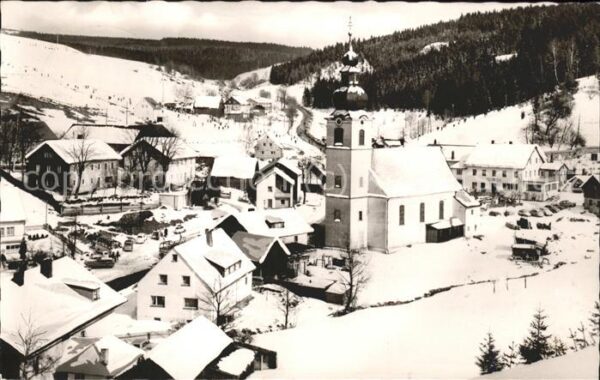 Warmensteinach mit Oberwarmensteinach im Winter