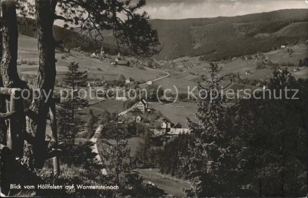 Warmensteinach Panorama vom Höllfelsen