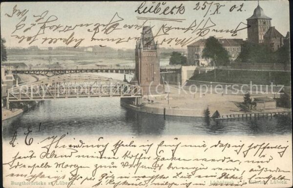 Luebeck Burgthorbrücke