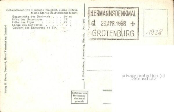 Hermannsdenkmal Externsteine – Bild 2