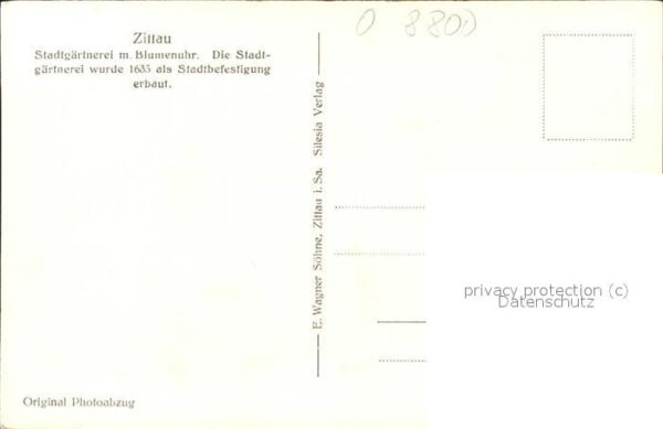Zittau Stadtgärtnerei mit Blumenuhr – Bild 2