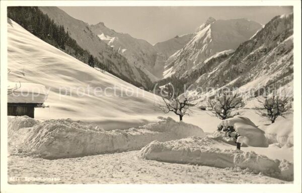 Spielmannsau Winterlandschaft