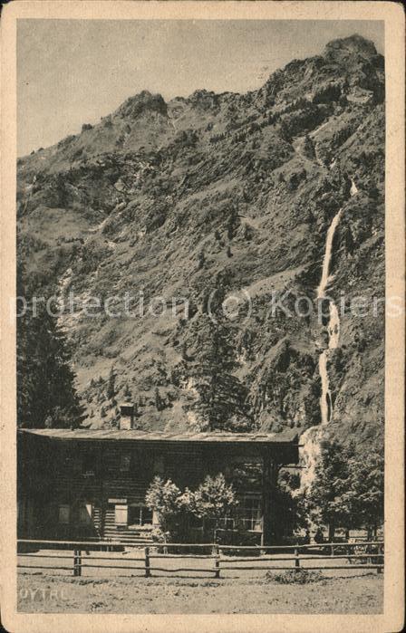 Oy-Mittelberg Oytalhaus mit Seekopf und Seebachwasser